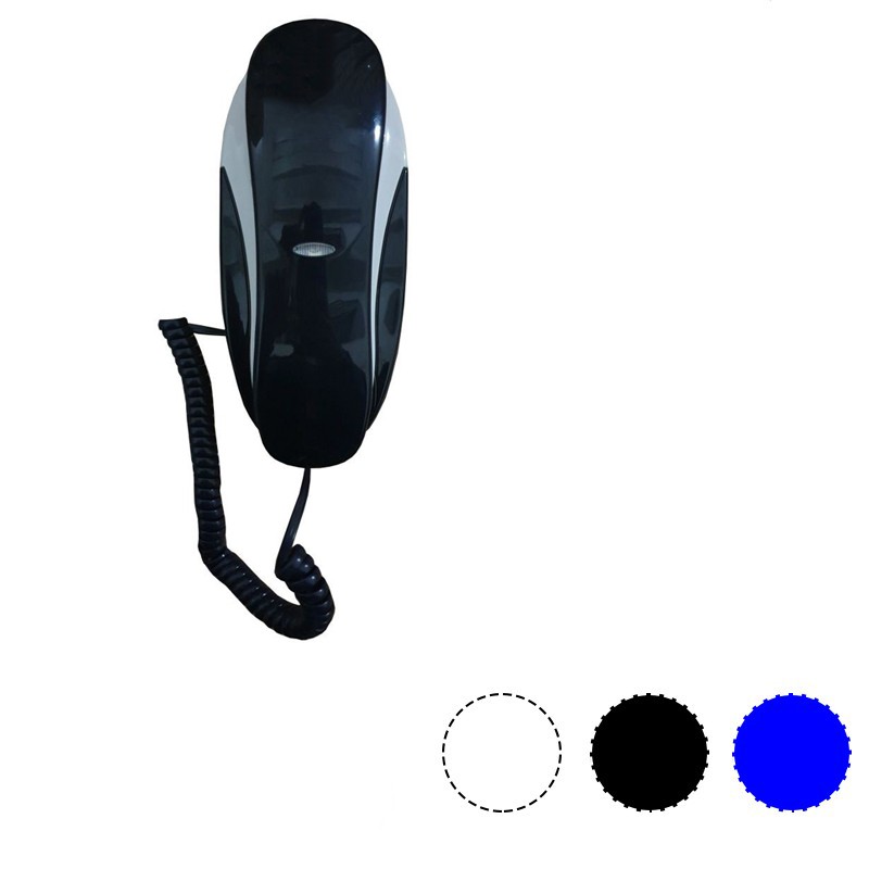 Telefon fix, cu fir, tastatura mare, mute, silentios, negru, RESIGILAT - imagine 5